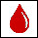 a big drop of blood