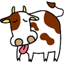 a cow